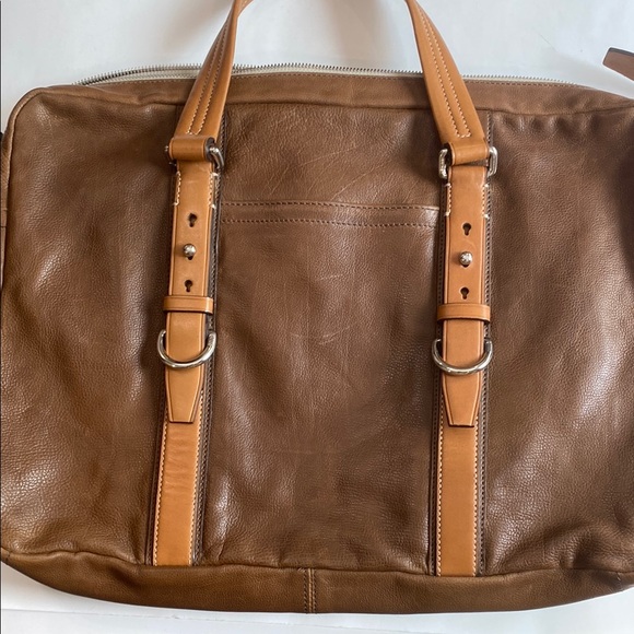 Coach Brown Leather Messenger Bag - Picture 9 of 15